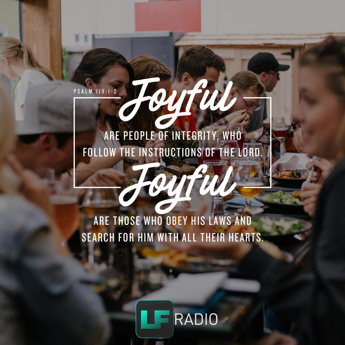 Psalm 119:1-2 - Verse of the Day
