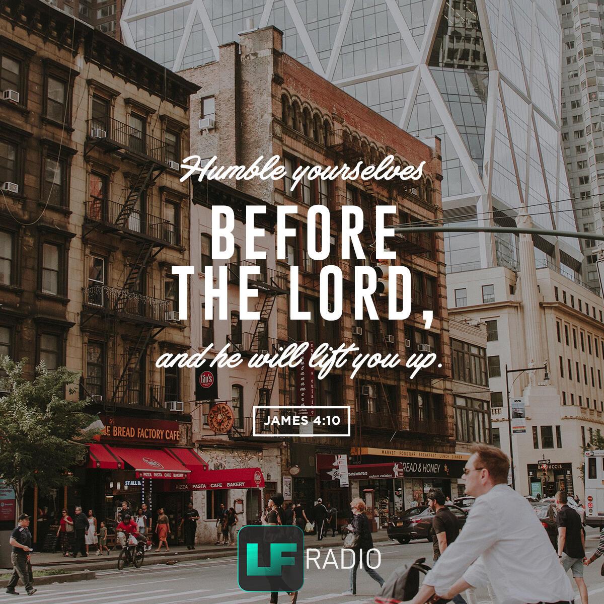 James 4:10 - Verse of the Day