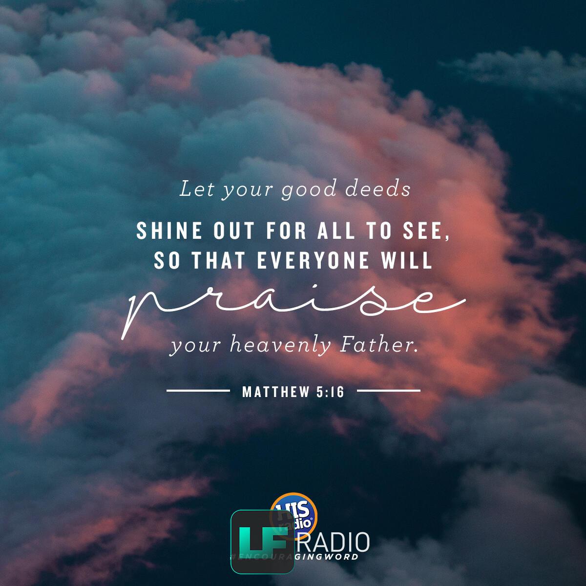 Matthew 5:16 - Verse of the Day