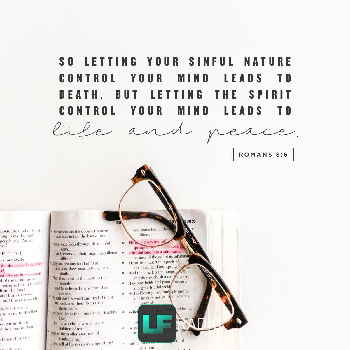 Romans 8:6 - Verse of the Day