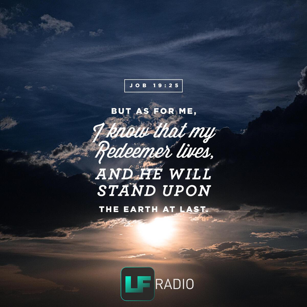 Job 19:25 - Verse of the Day