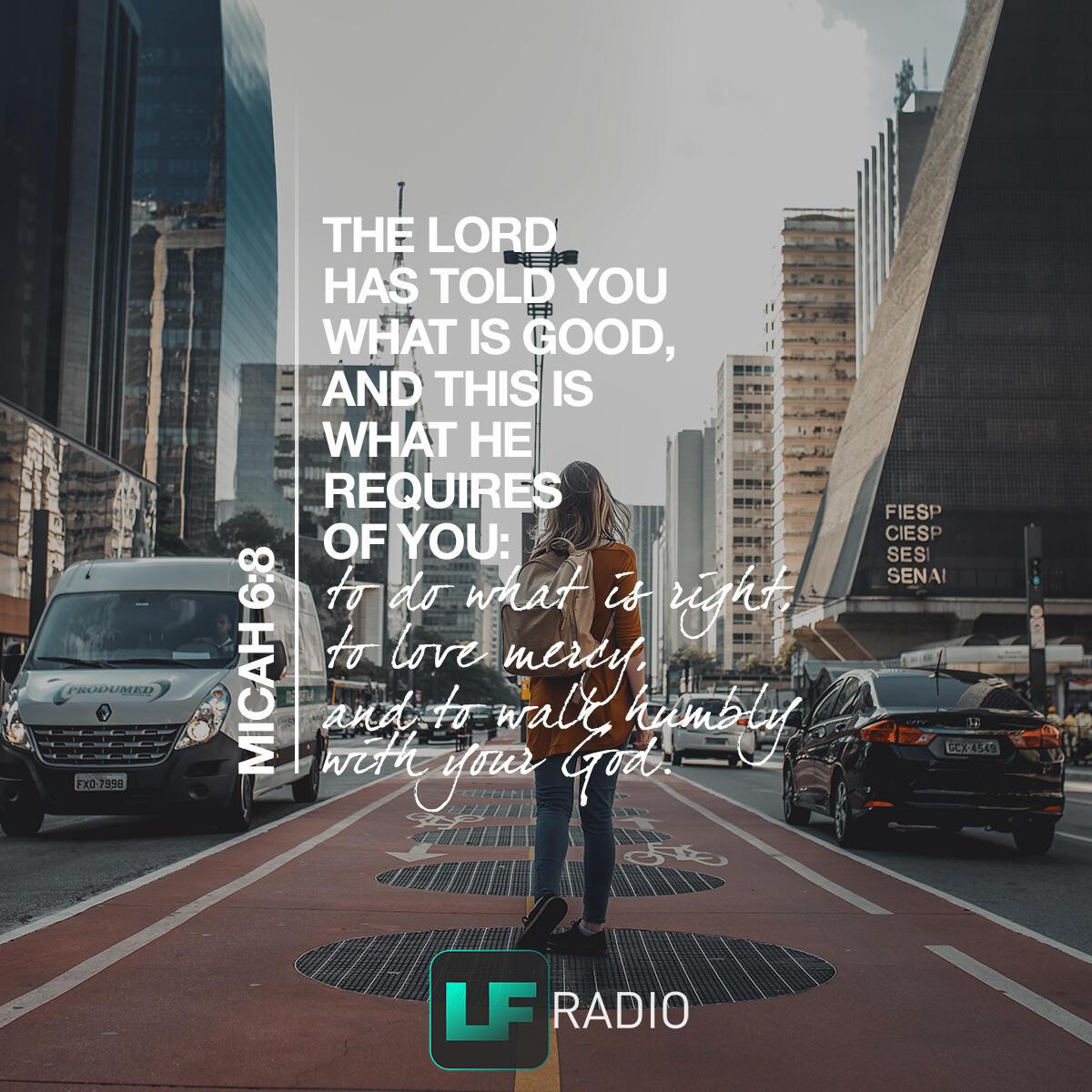 Micah 6:8 - Verse of the Day