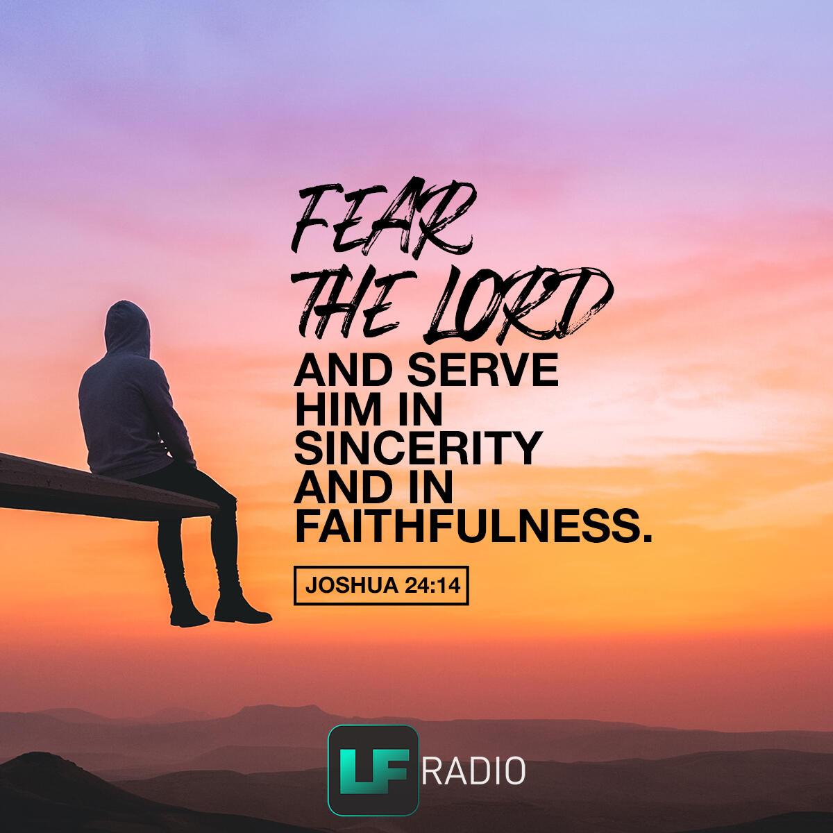 Joshua 24:14 - Verse of the Day