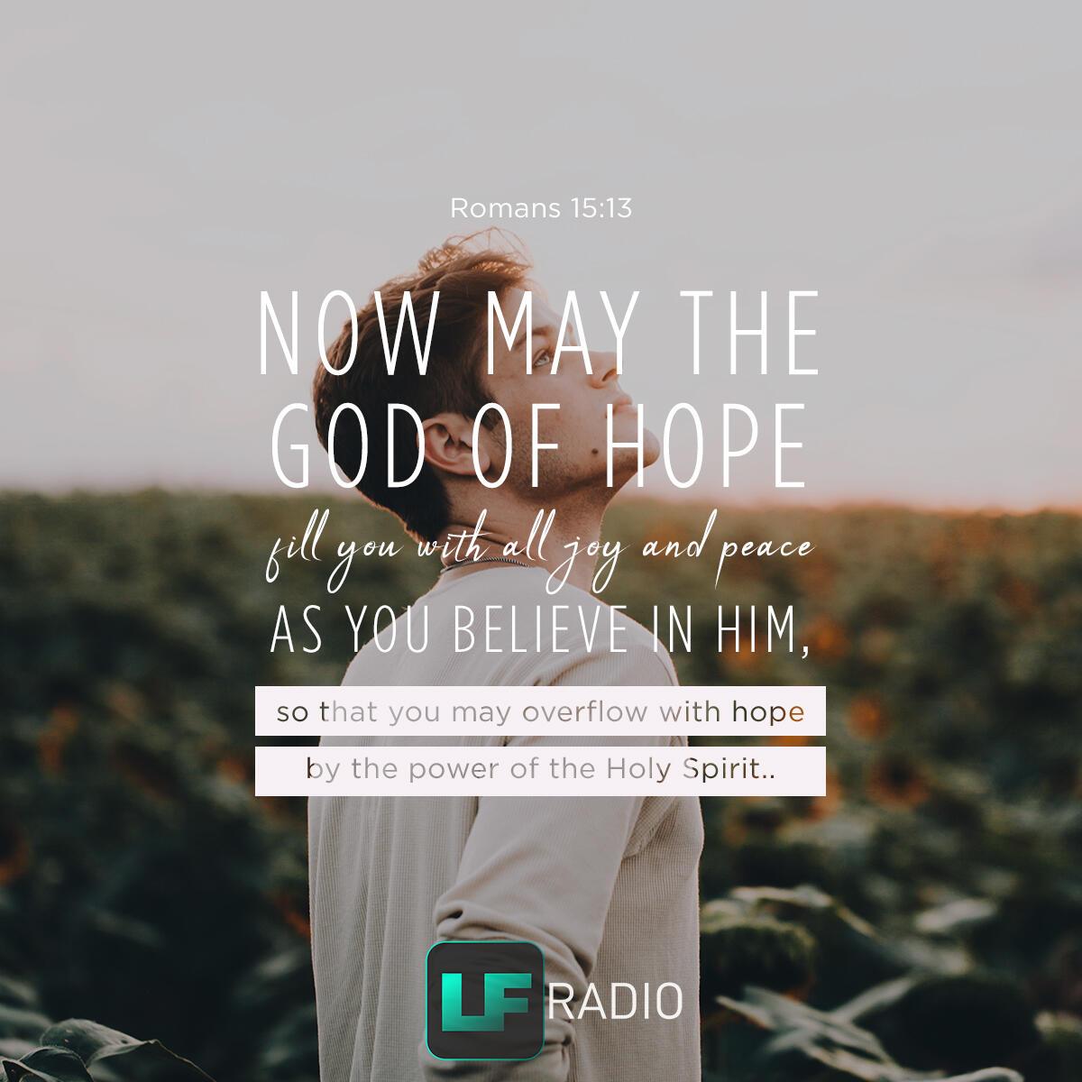 Romans 15:13 - Verse of the Day