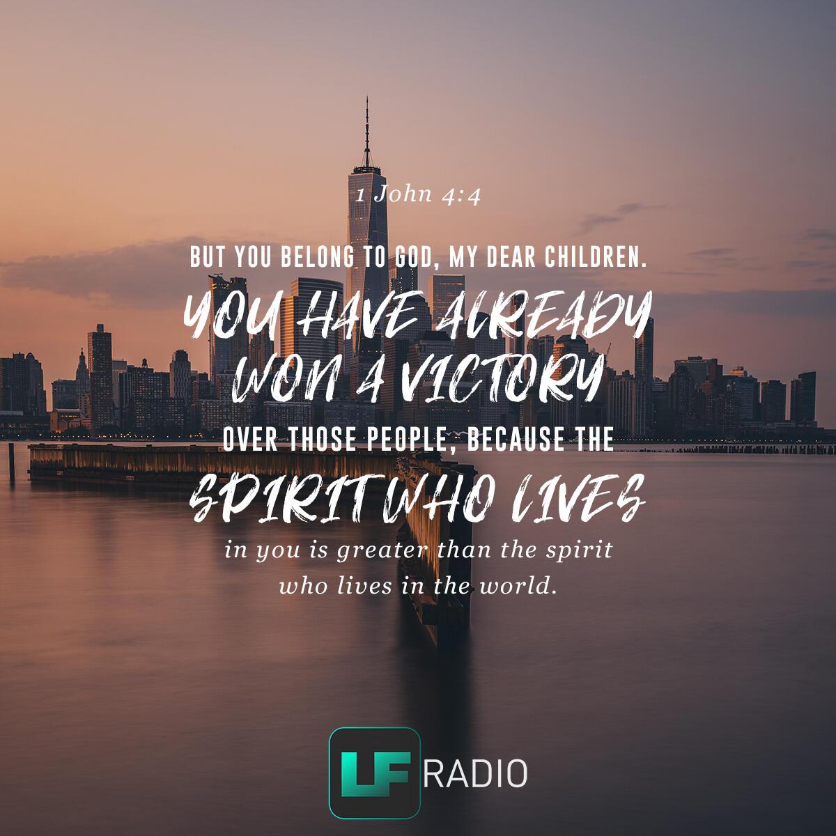 1 John 4:4 - Verse of the Day