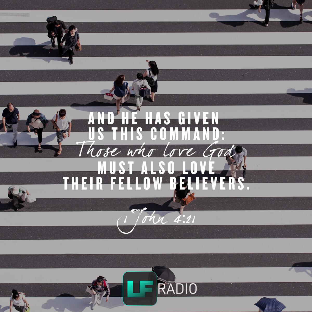 1 John 4:21 - Verse of the Day