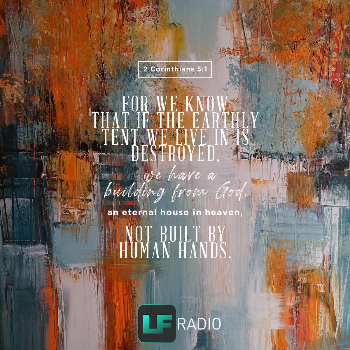 2 Corinthians 5:1 - Verse of the Day