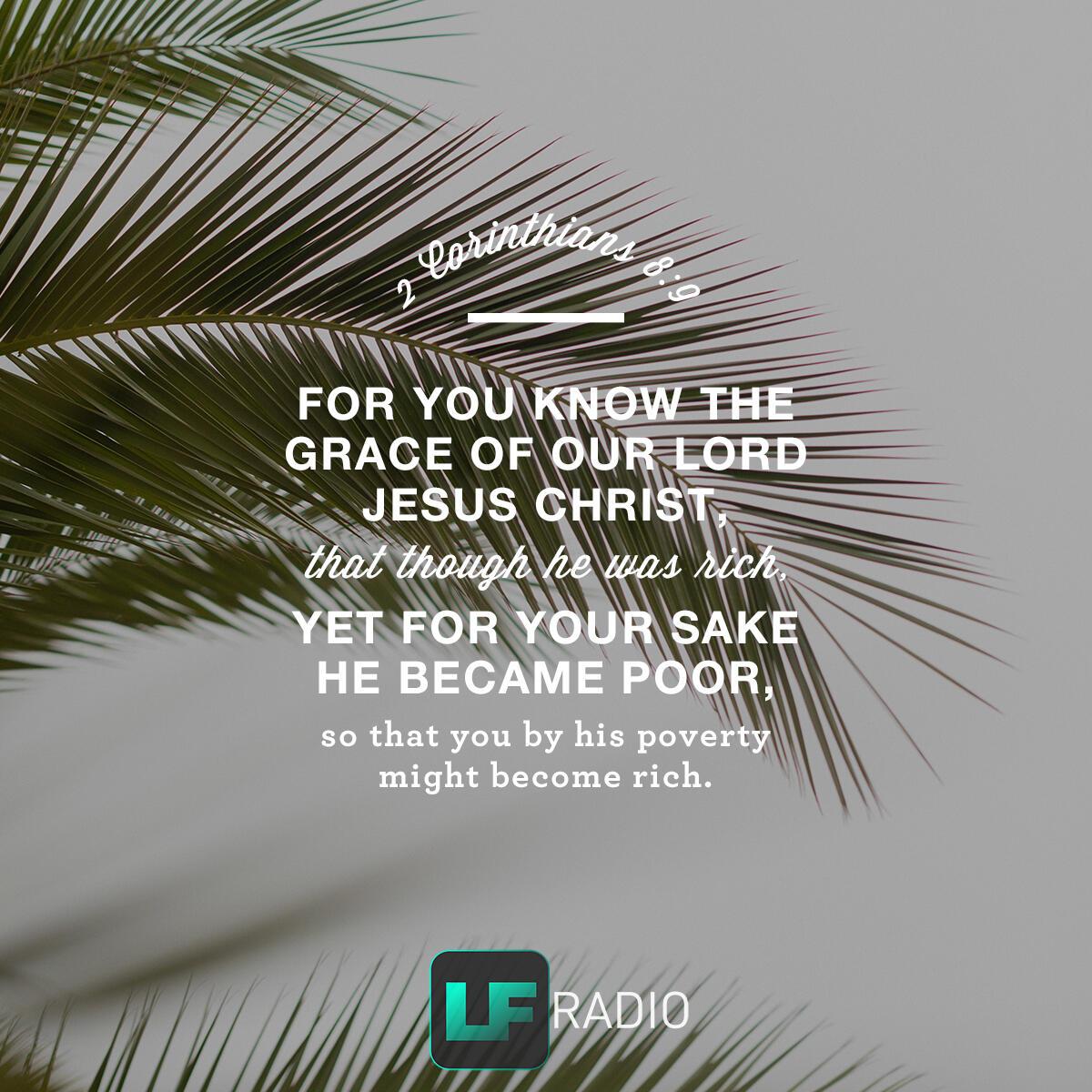 2 Corinthians 8:9 - Verse of the Day