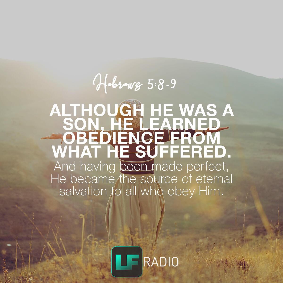 Hebrews 5:8-9 - Verse of the Day