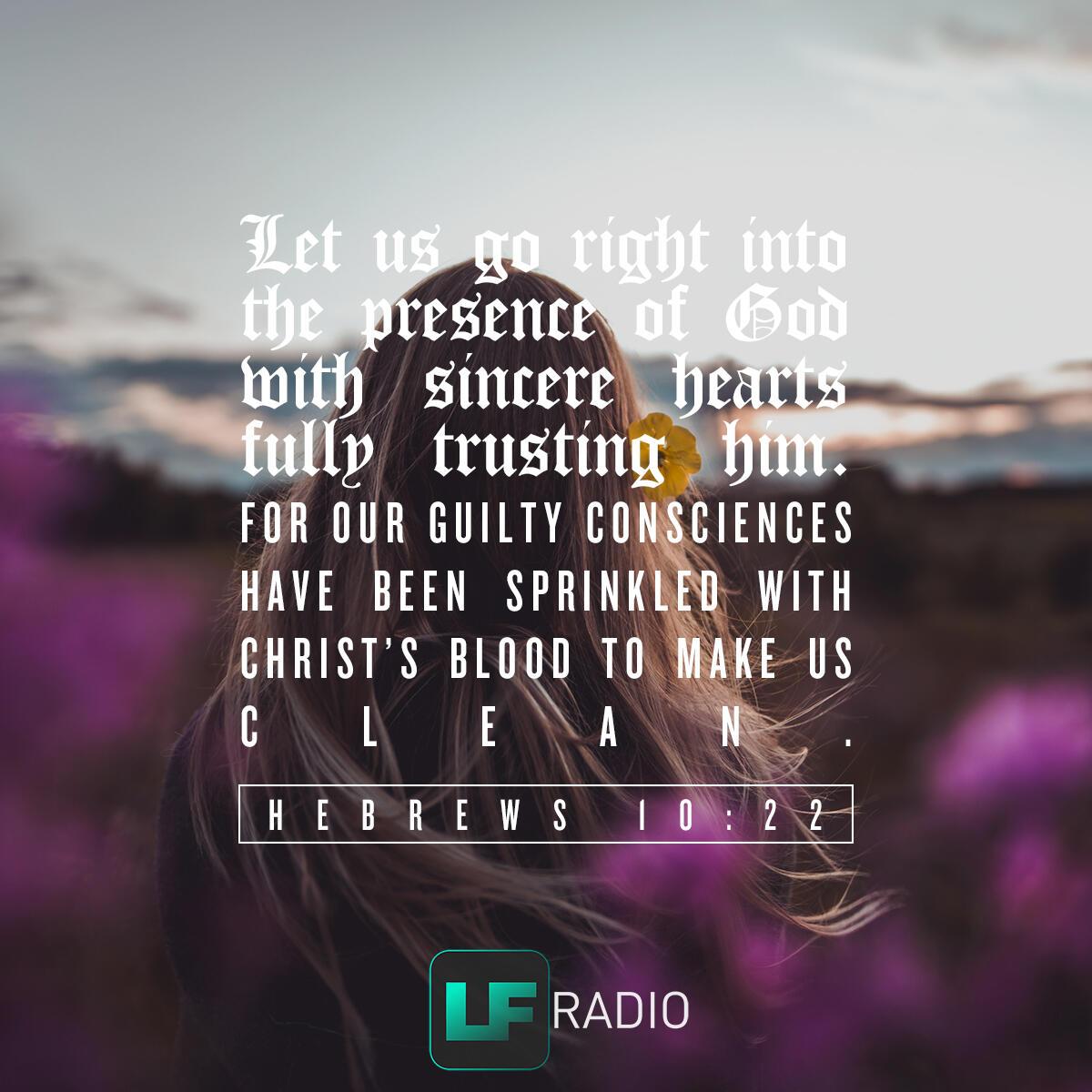 Hebrews 10:22 - Verse of the Day