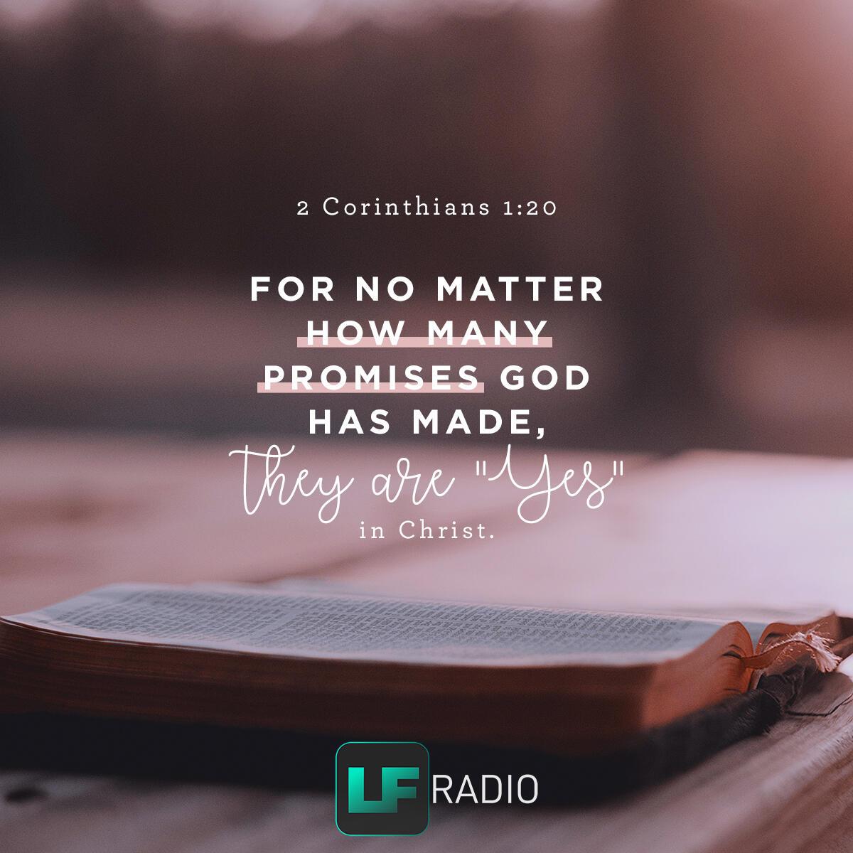 2 Corinthians 1:20 - Verse of the Day