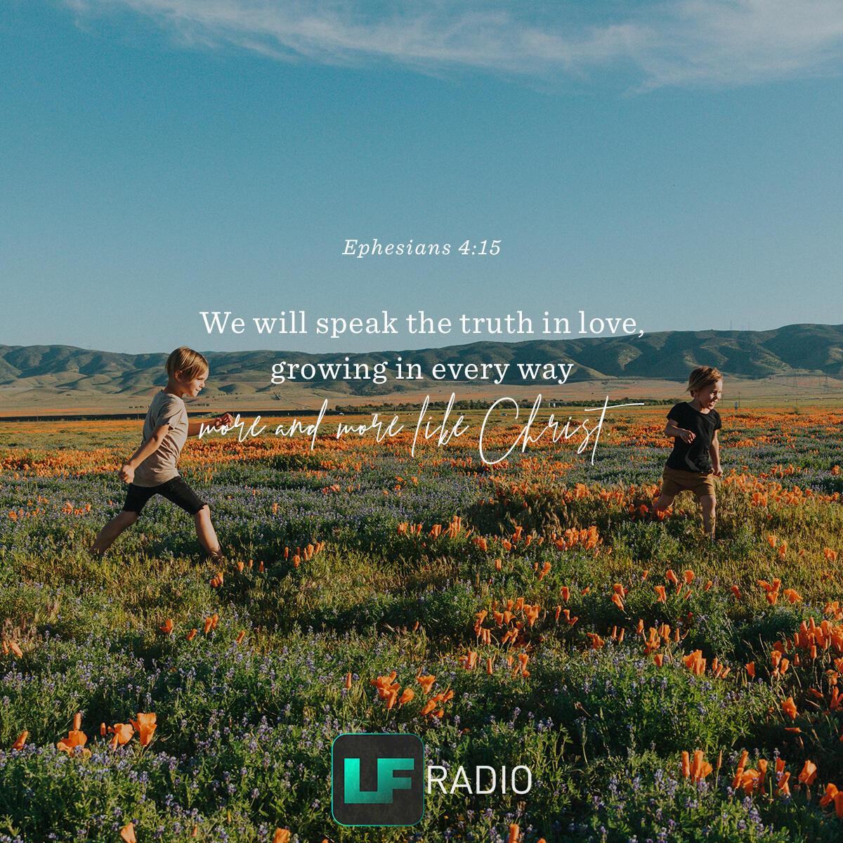 Ephesians 4:15 - Verse of the Day