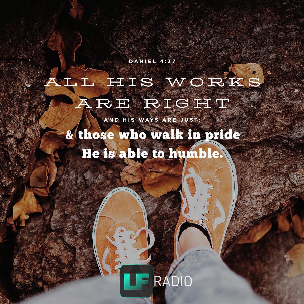 Daniel 4:37 - Verse of the Day