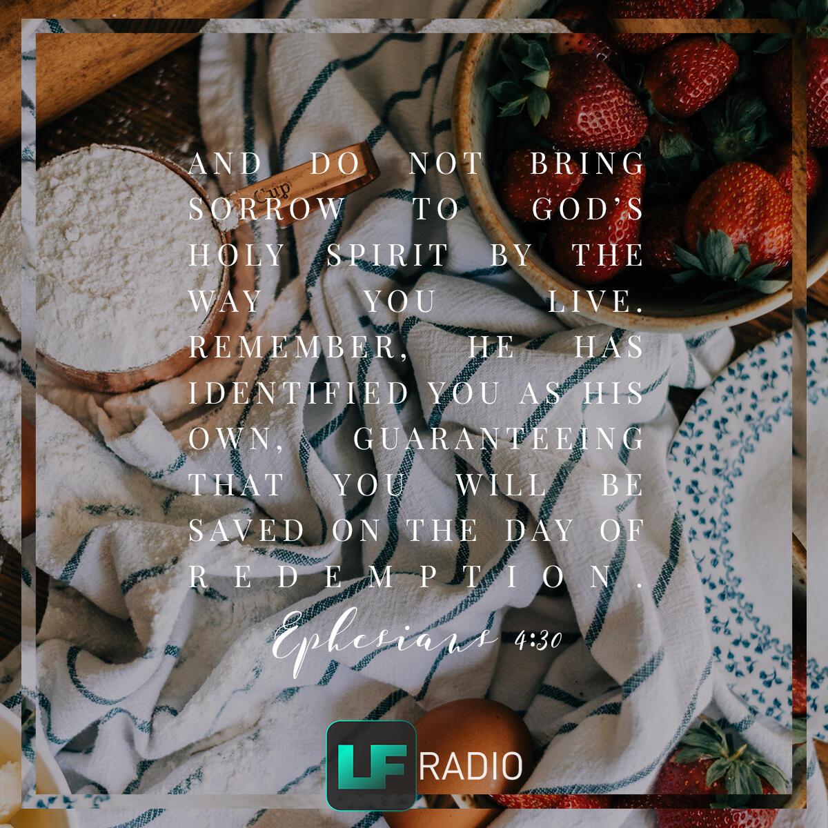 Ephesians 4:30 - Verse of the Day