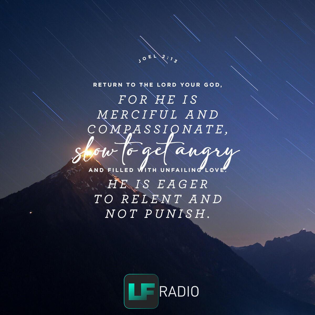 Joel 2:13 - Verse of the Day