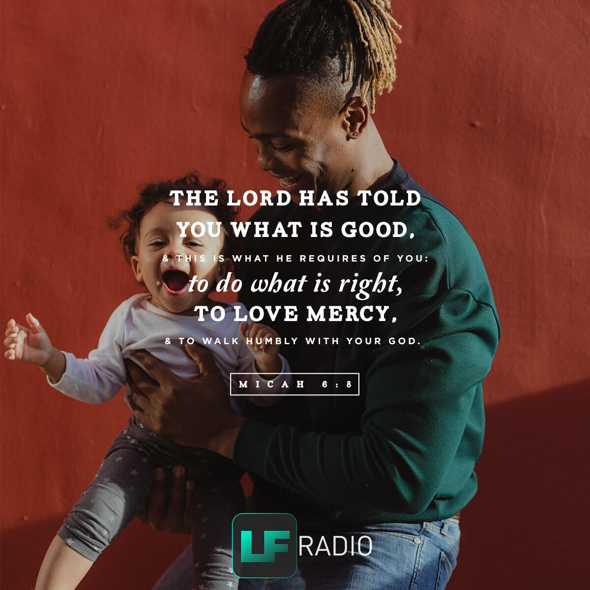 Micah 6:8 - Verse of the Day