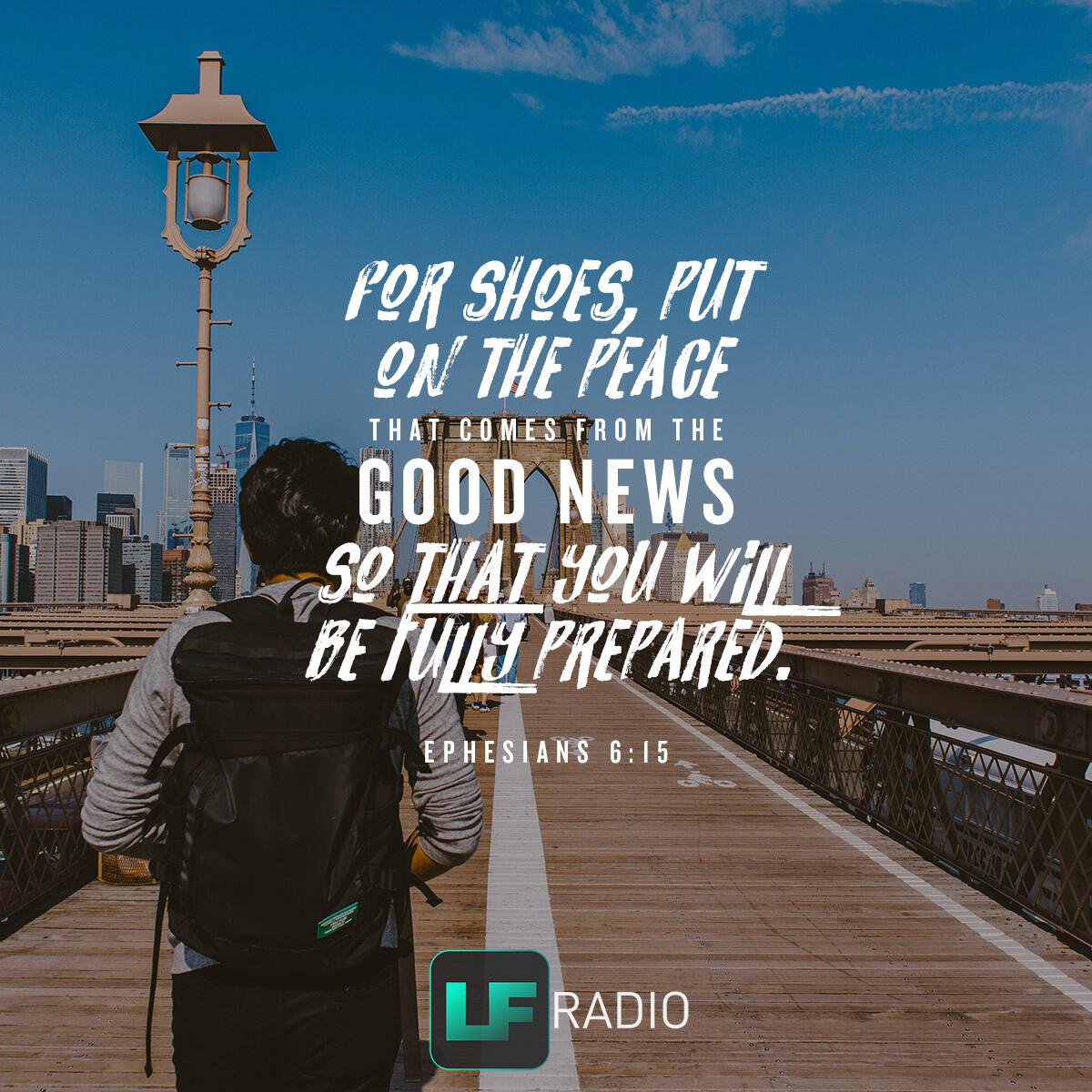 Ephesians 6:15 - Verse of the Day
