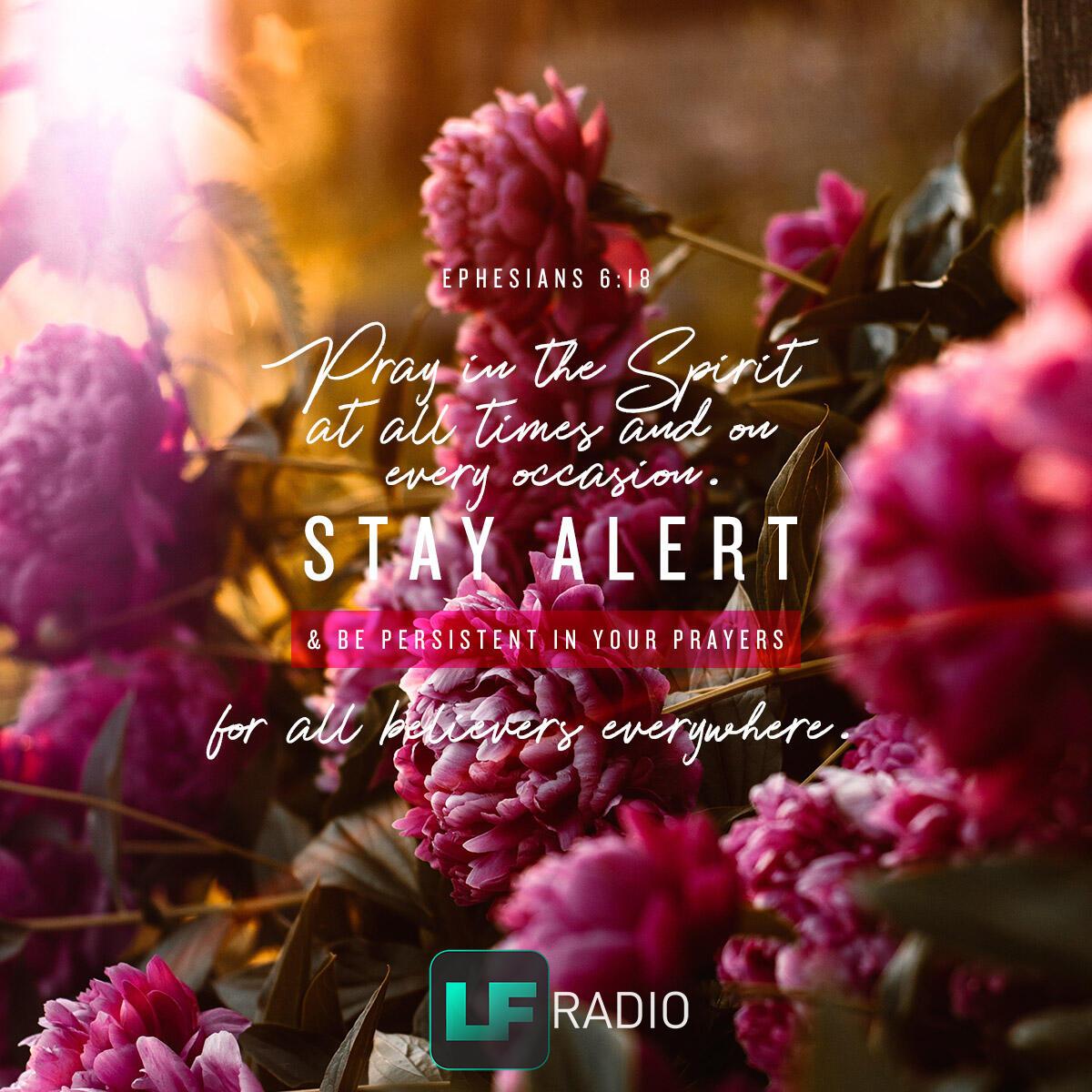 Ephesians 6:18 - Verse of the Day