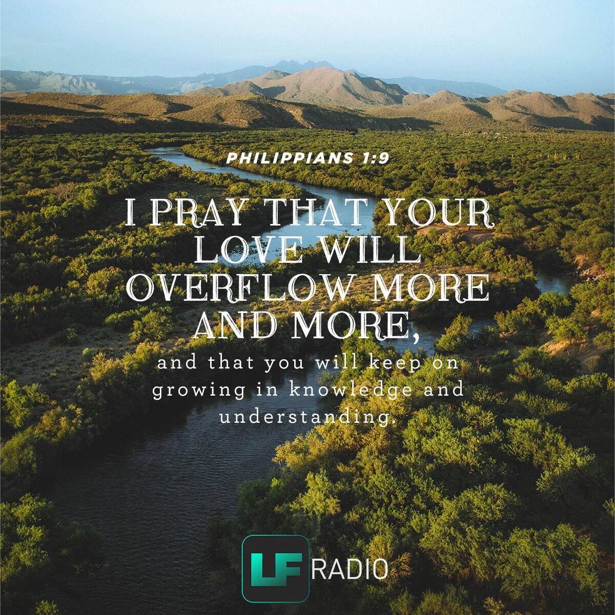 Philippians 1:9 - Verse of the Day