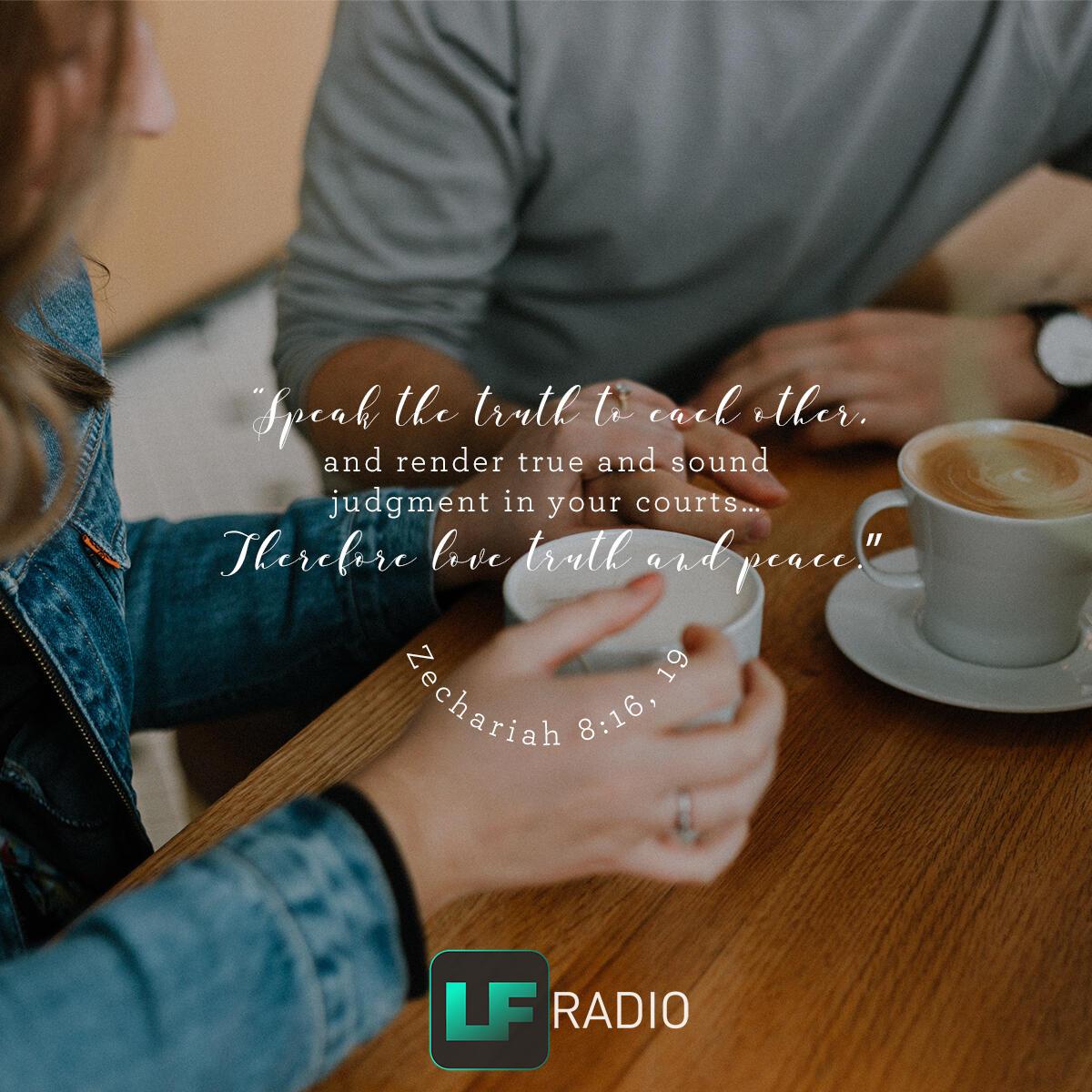 Zechariah 8:16,19 - Verse of the Day