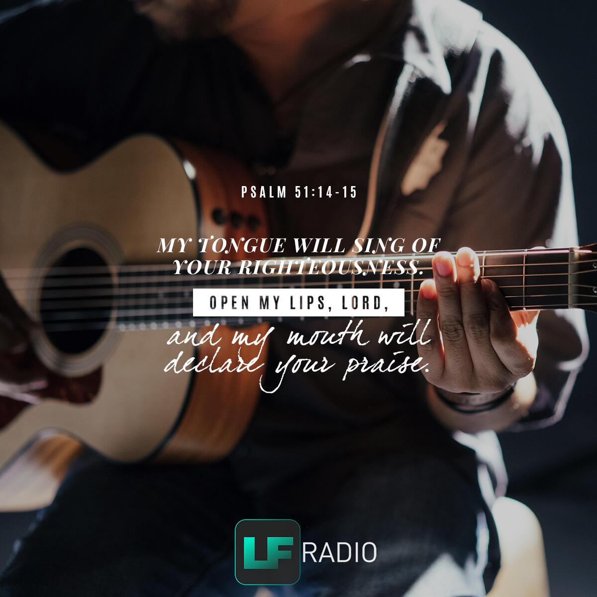 Psalm 51:14-15 - Verse of the Day