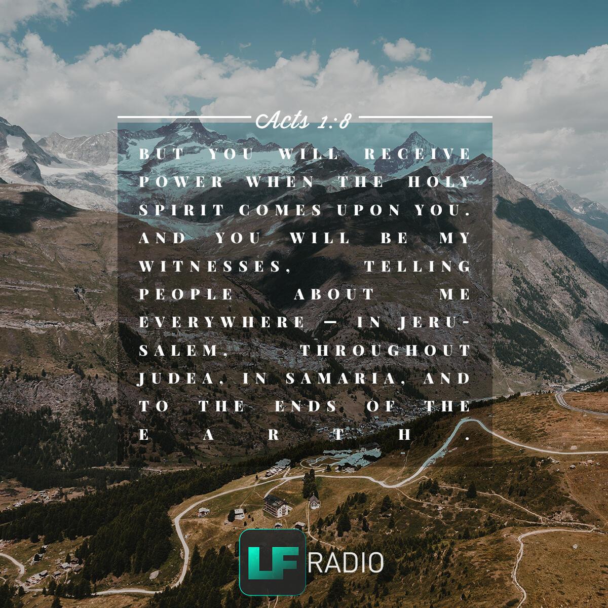Acts 1:8 - Verse of the Day