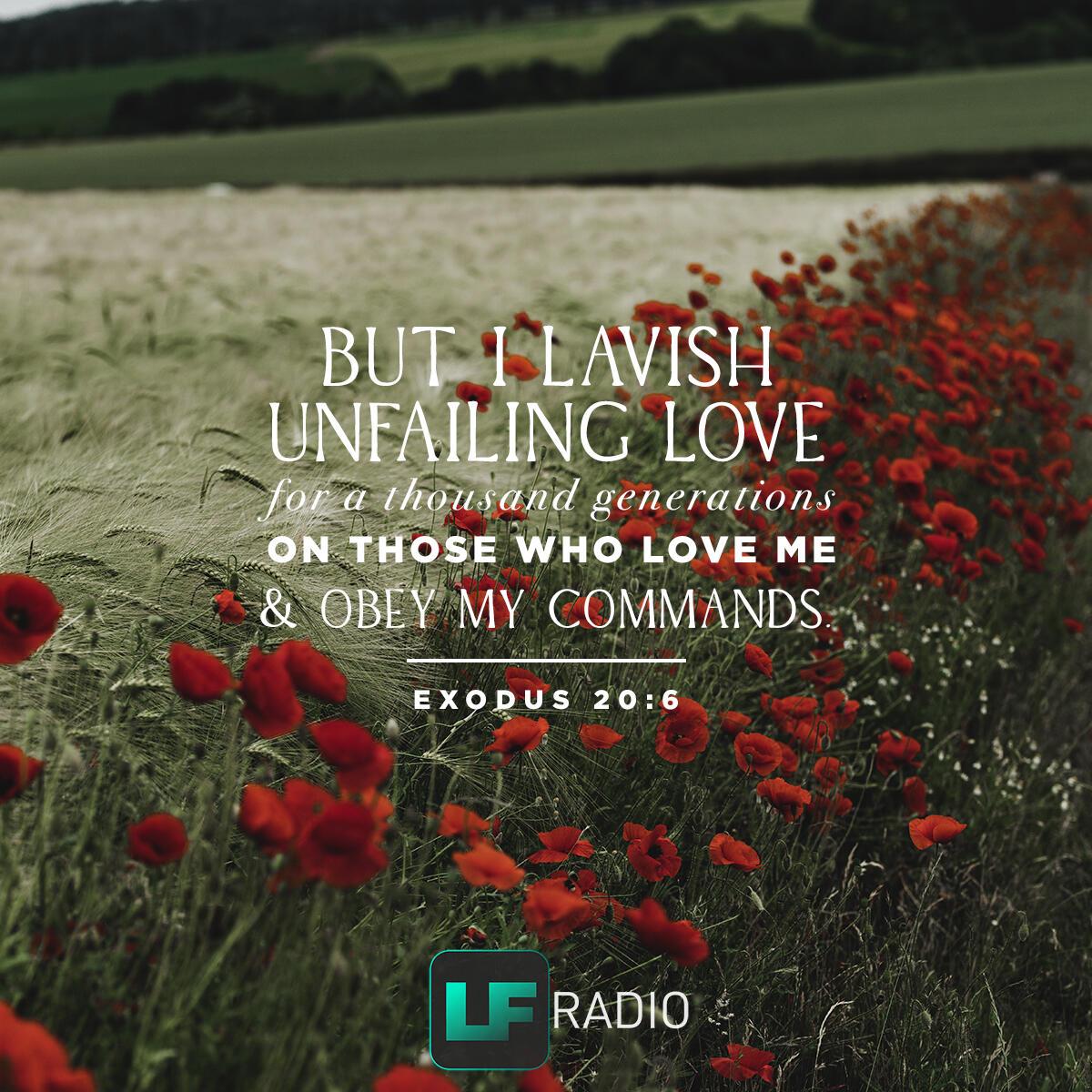 Exodus 20:6 - Verse of the Day