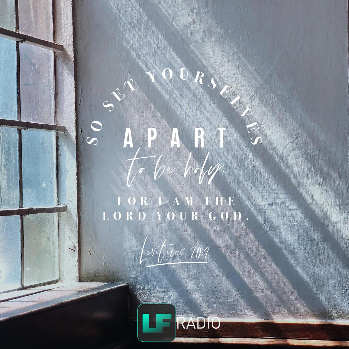 Leviticus 20:7 - Verse of the Day