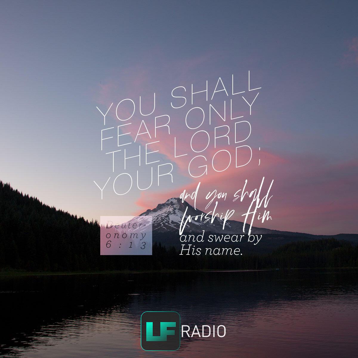 Deuteronomy 6:13 - Verse of the Day