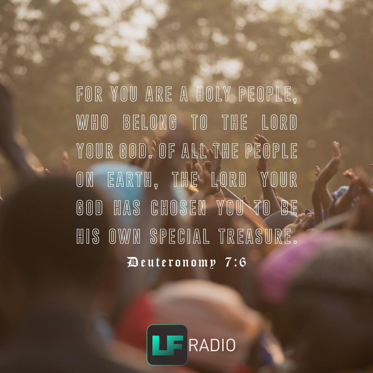 Deuteronomy 7:6 - Verse of the Day