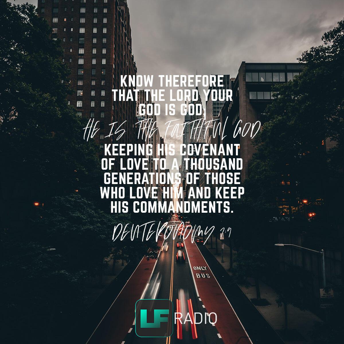 Deuteronomy 7:9 - Verse of the Day