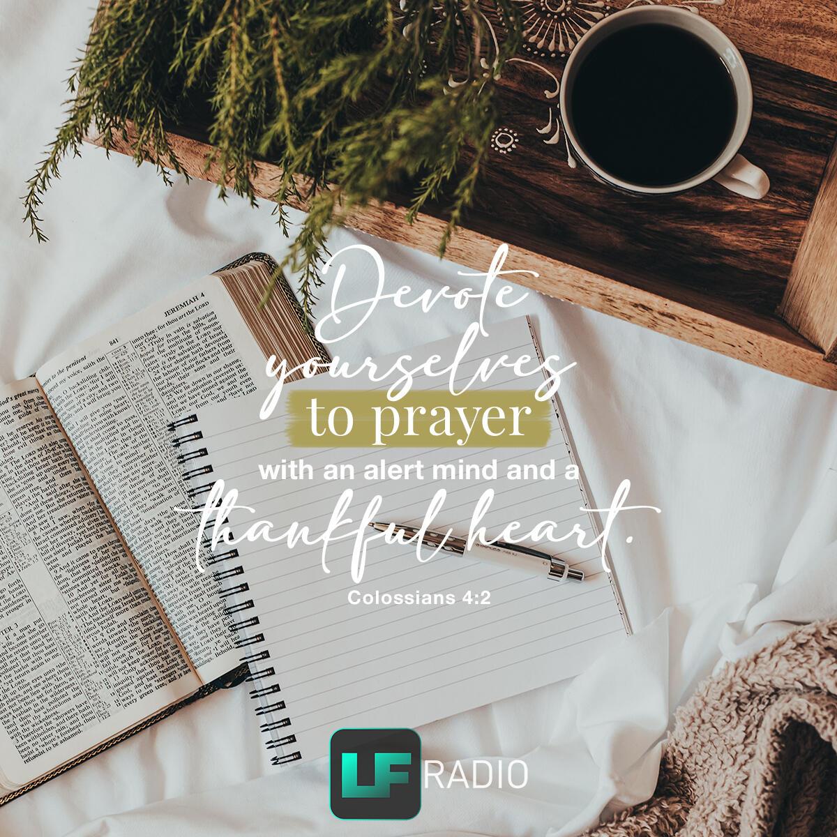 Colossians 4:2 - Verse of the Day