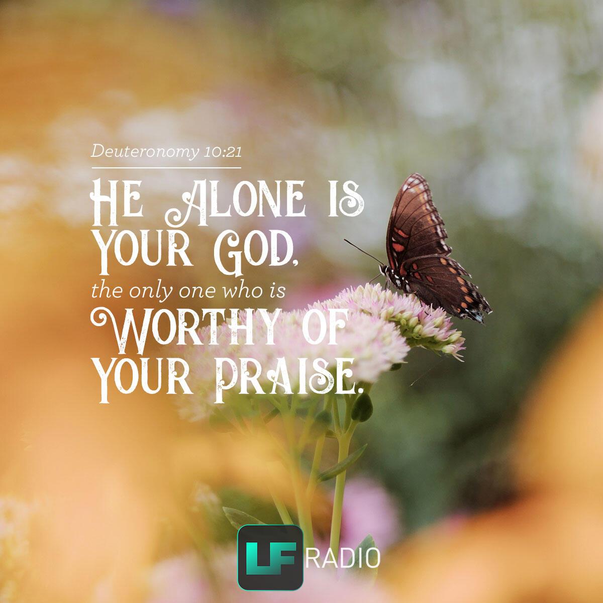 Deuteronomy 10:21 - Verse of the Day