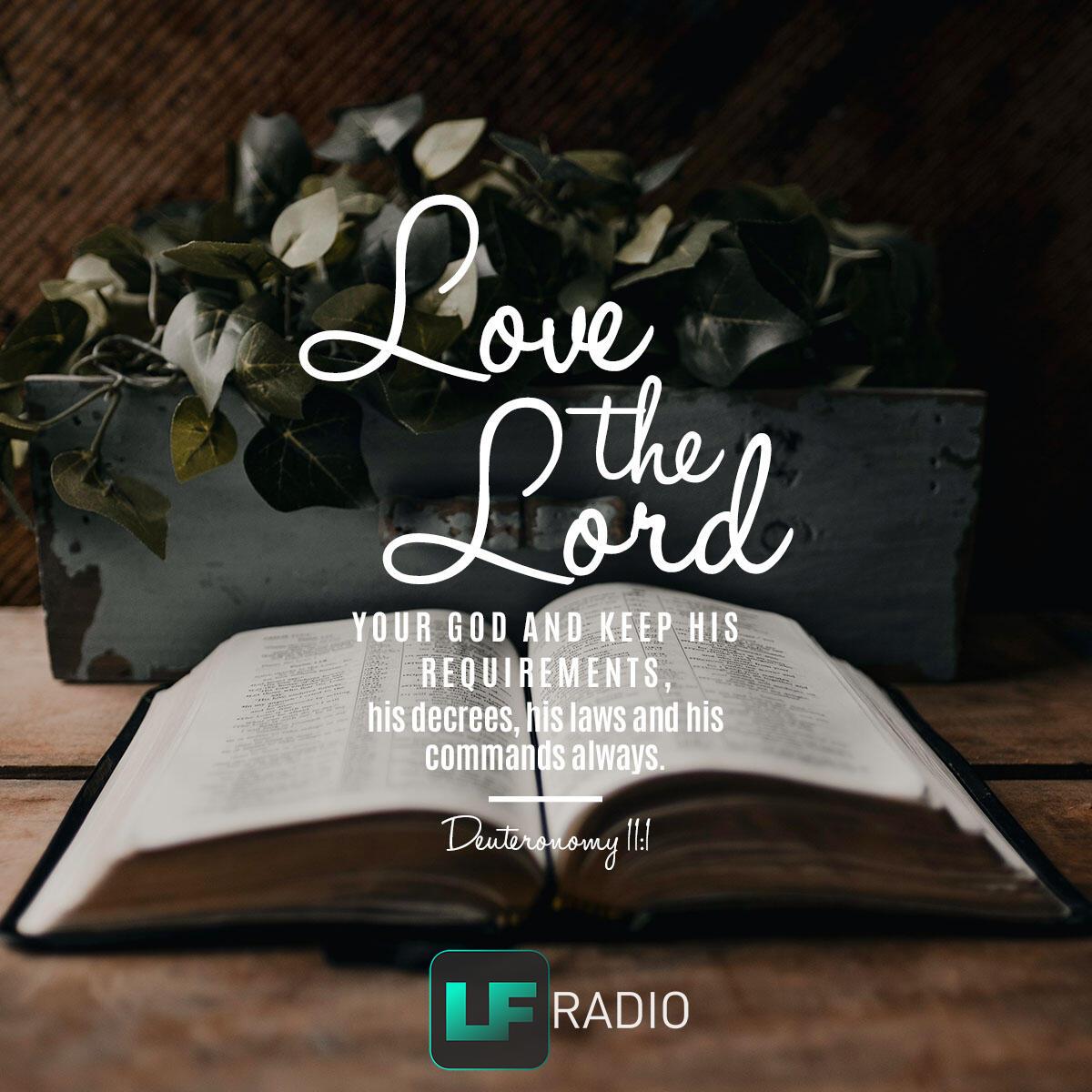 Deuteronomy 11:1 - Verse of the Day
