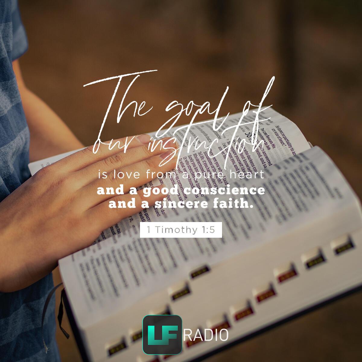 1 Timothy 1:5 - Verse of the Day