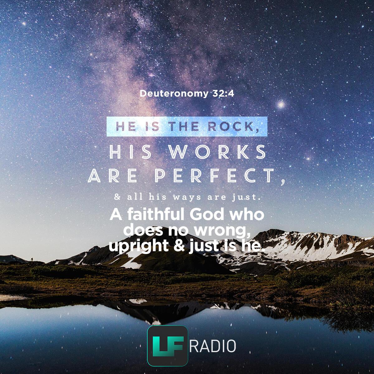 Deuteronomy 32:4 - Verse of the Day