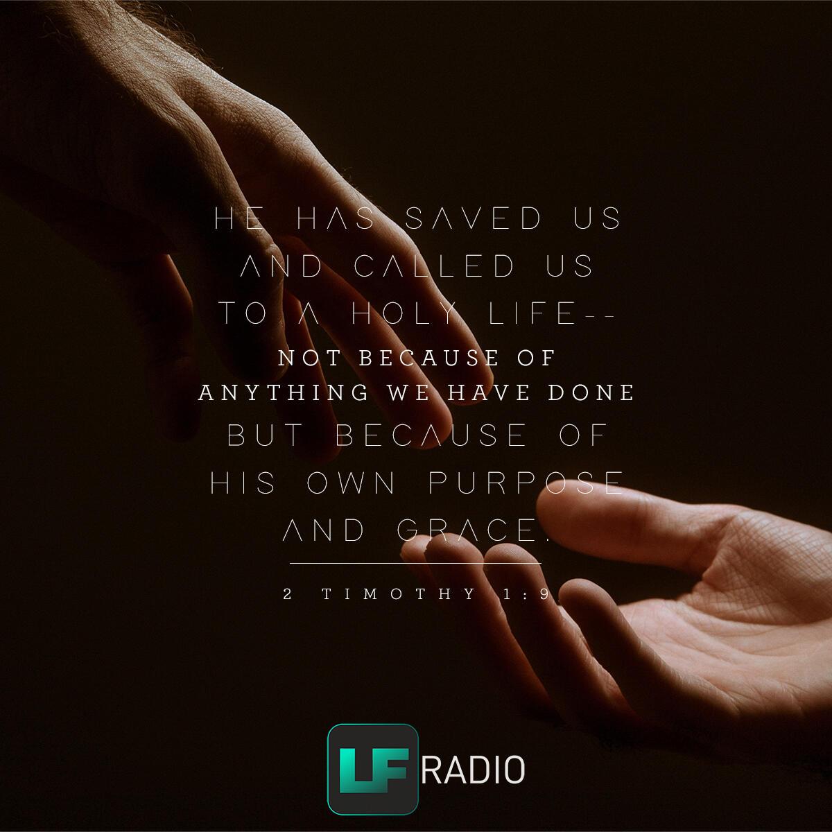 2 Timothy 1:9 - Verse of the Day