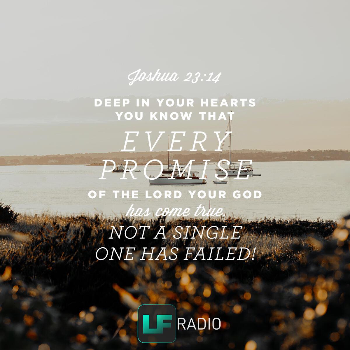 Joshua 23:14 - Verse of the Day
