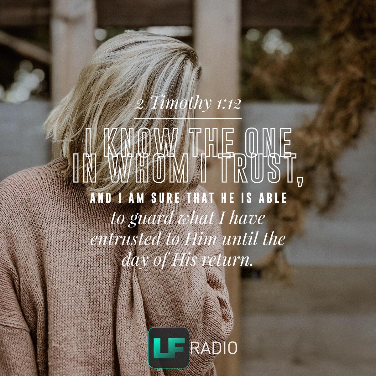 2 Timothy 1:12 - Verse of the Day