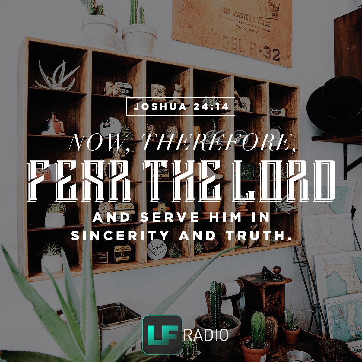 Joshua 24:14 - Verse of the Day
