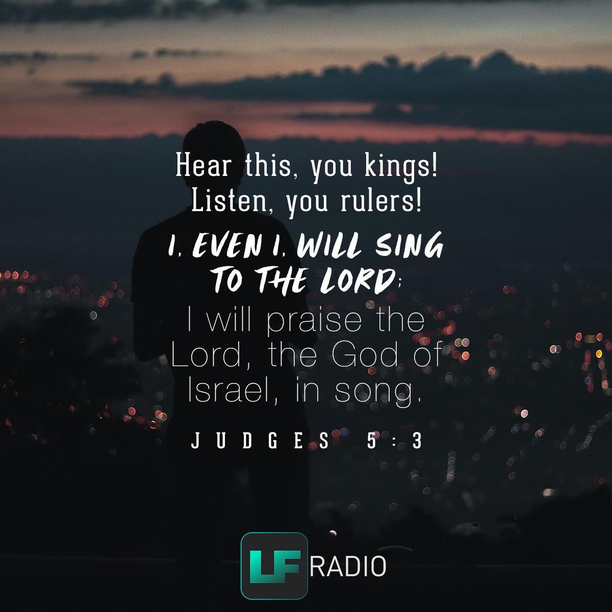 Judges 5:3 - Verse of the Day