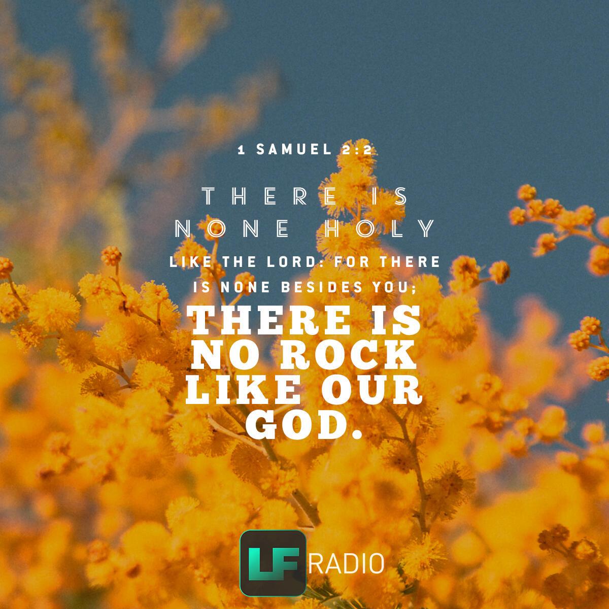 1 Samuel 2:2 - Verse of the Day
