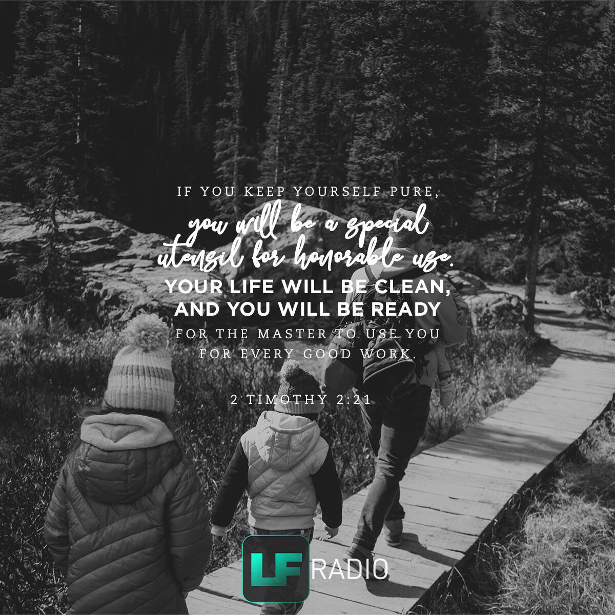 2 Timothy 2:21 - Verse of the Day