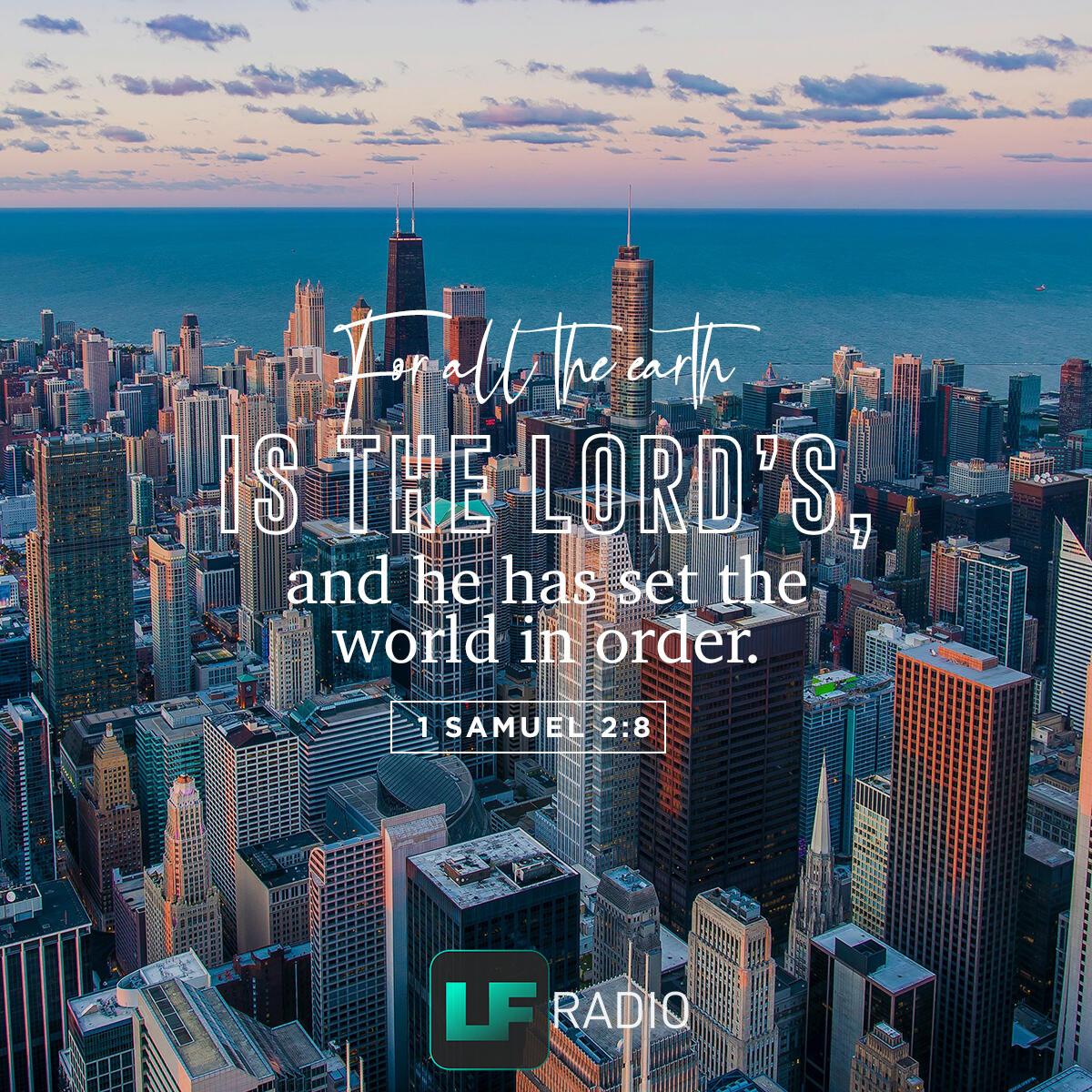 1 Samuel 2:8 - Verse of the Day