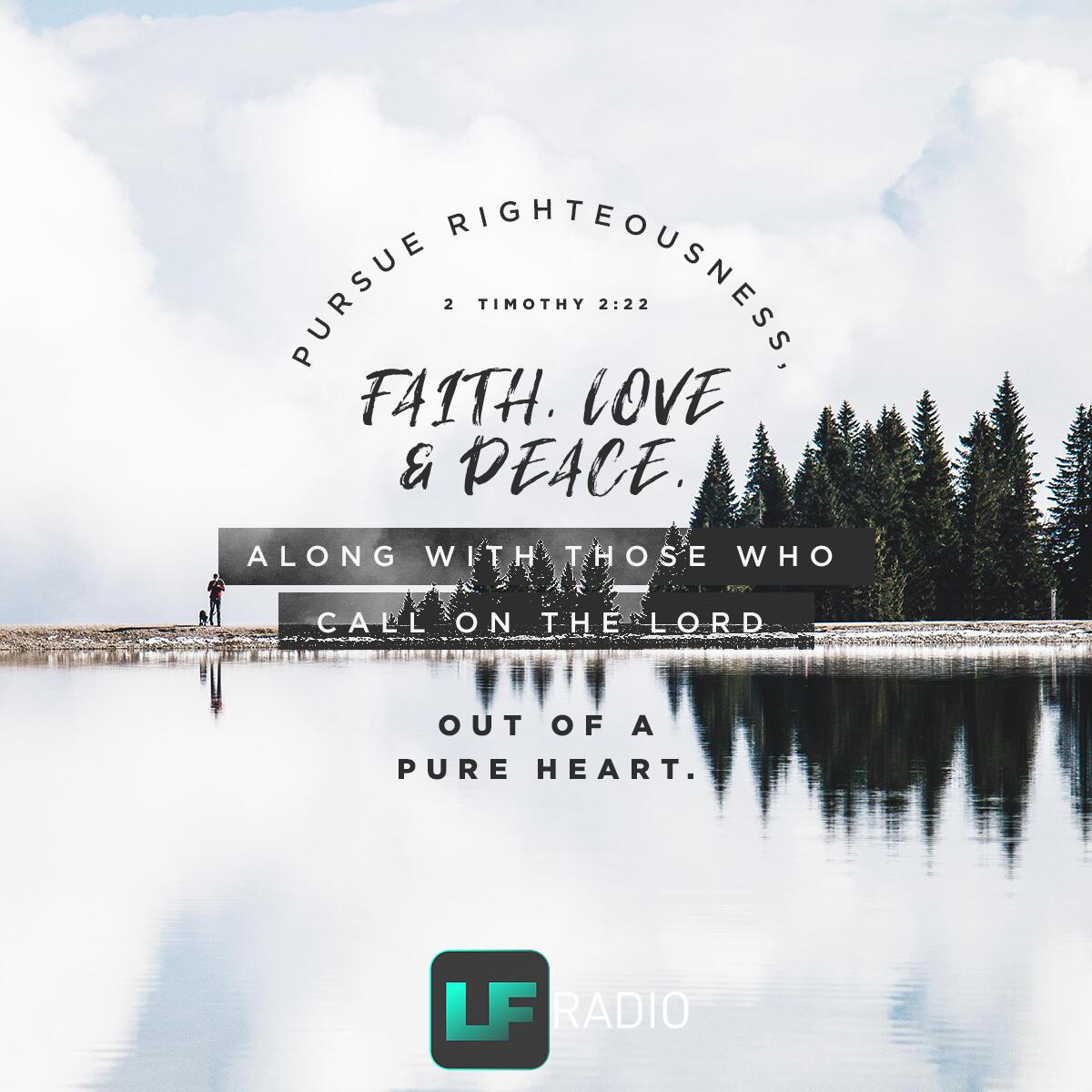 2  Timothy 2:22 - Verse of the Day
