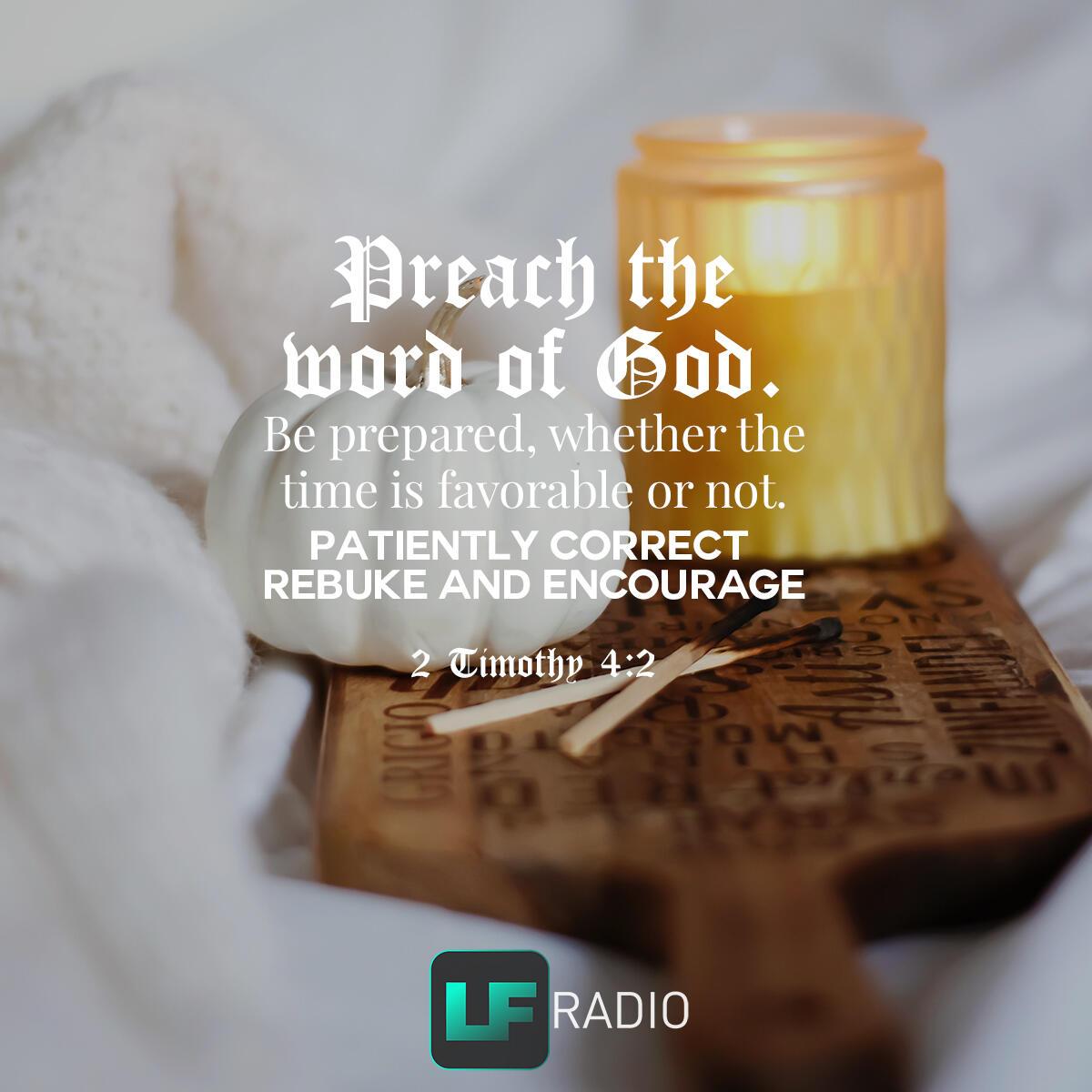2 Timothy 4:2 - Verse of the Day