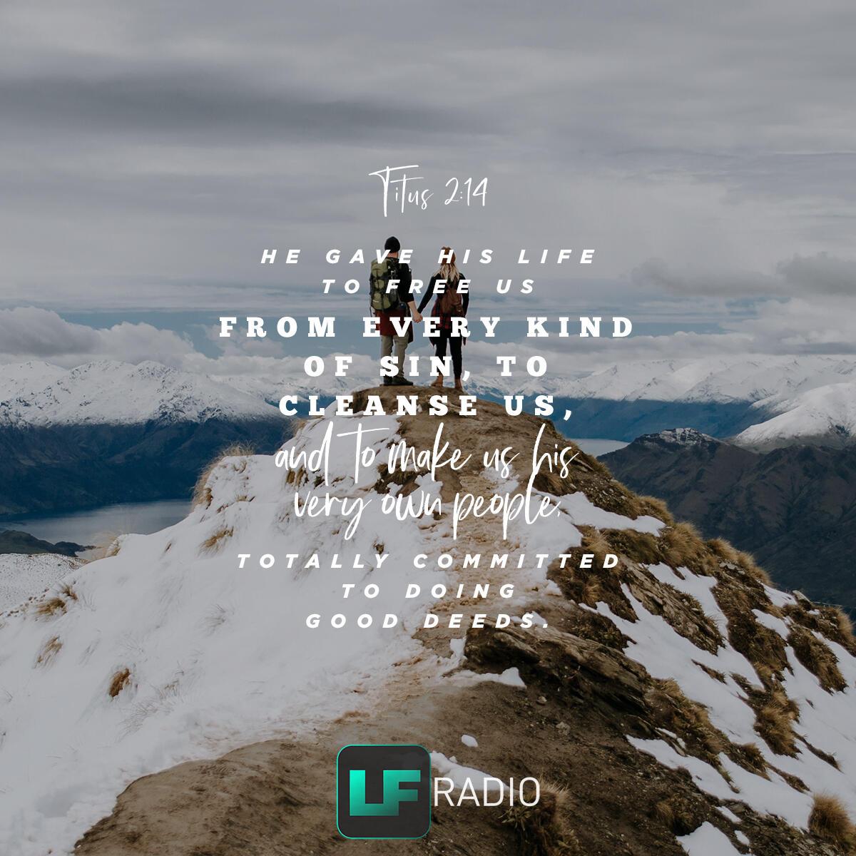 Titus 2:14 - Verse of the Day