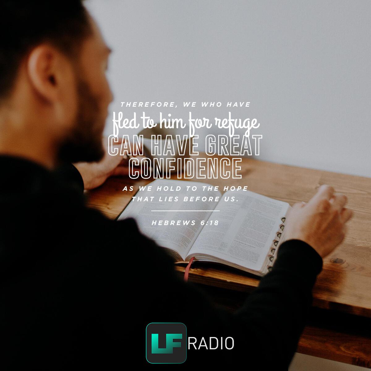 Hebrews 6:18b                                  . - Verse of the Day