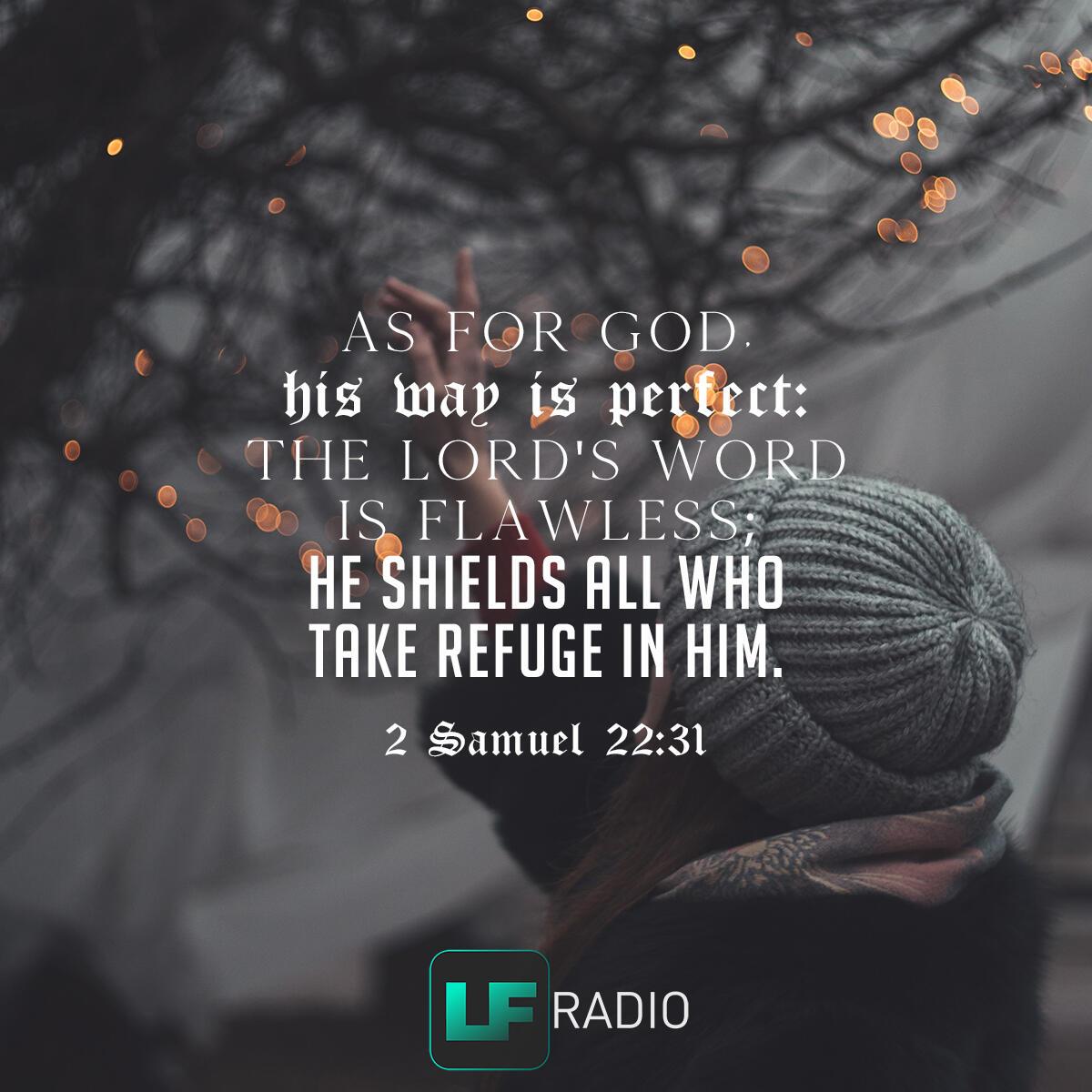 2 Samuel 22:31                   . - Verse of the Day