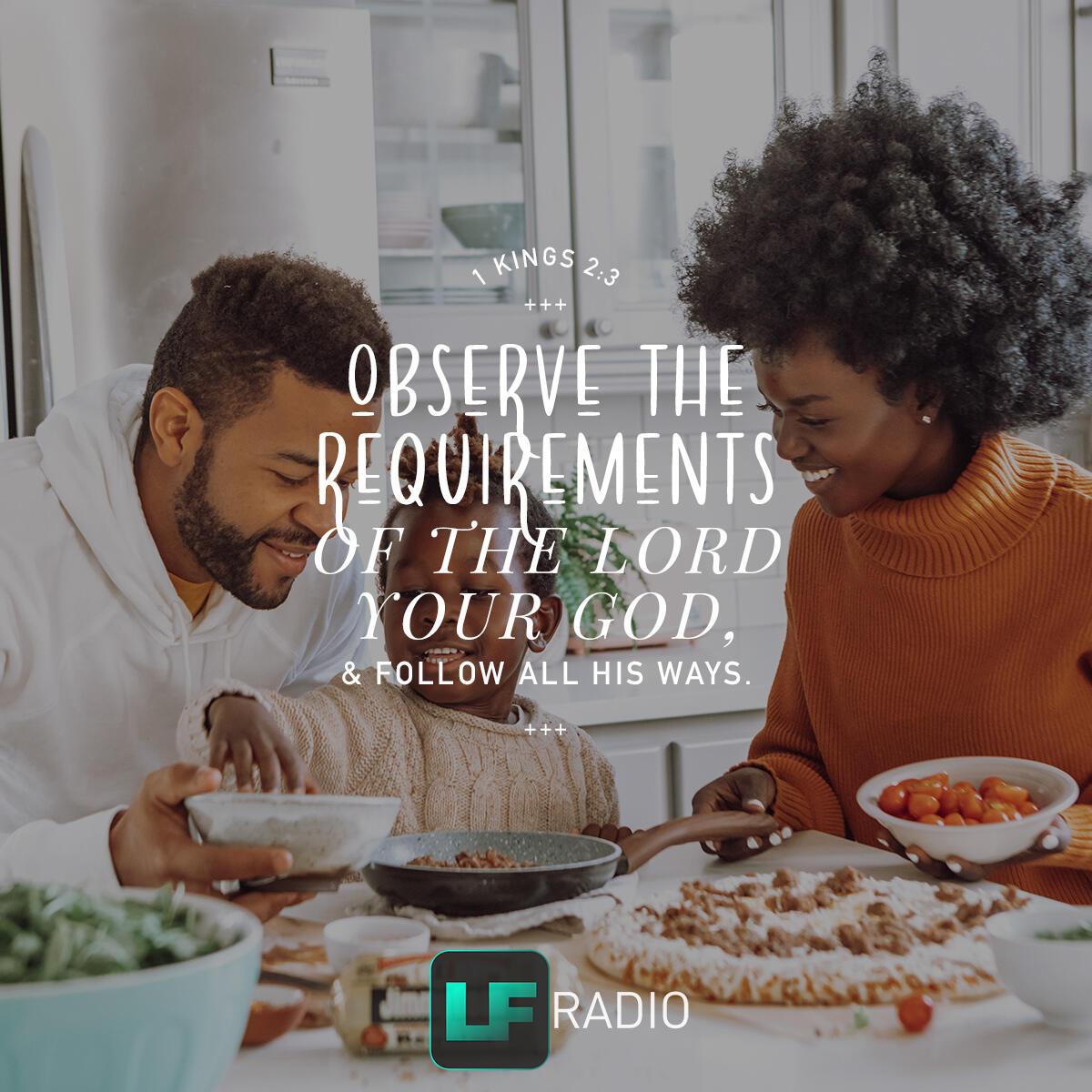 1 Kings 2:3 - Verse of the Day